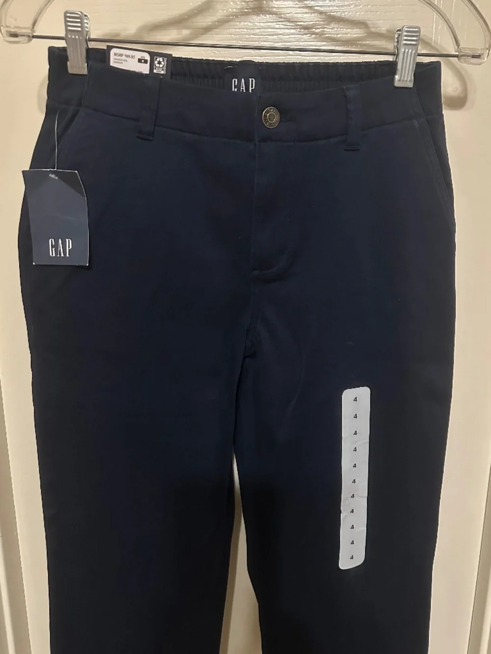 Gap Classic Twill Pant Womens 4 Cuffed pants NT